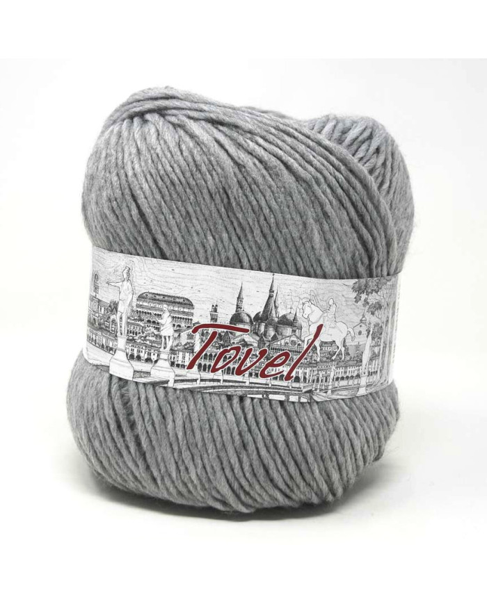 FILATO TOVEL ISPE COL 012 GRIGIO CHIARO