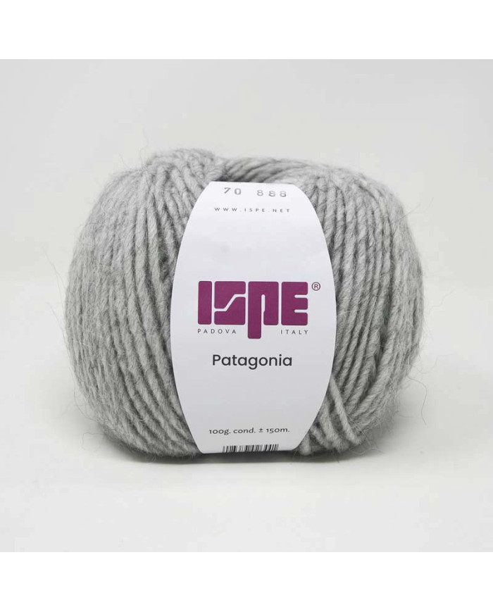 FILATO LANA ISPE PATAGONIA COL 070 GRIGIO CHIARO