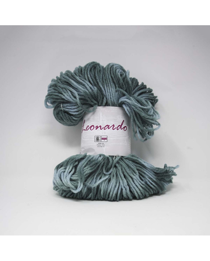 FILATO ISPE LEONARDO ST.WA. 107 VERDE ACQUA SFUM.