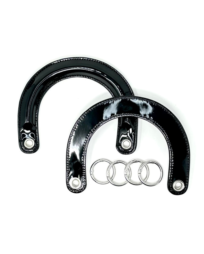 MANICI BORSA MA183 DIOR ARG CM 16X12 NERO