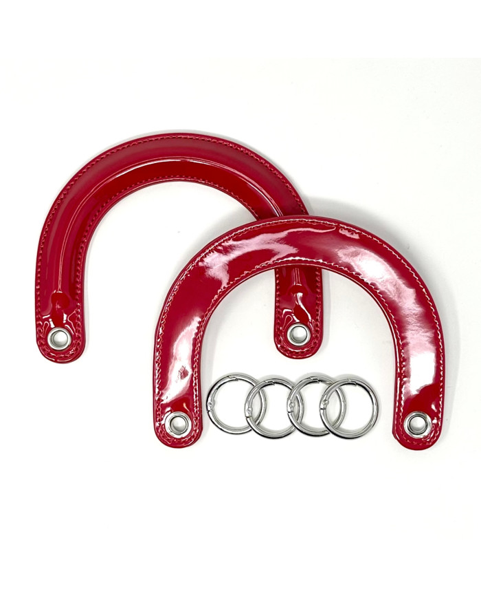 MANICI BORSA MA183 DIOR ARG CM 16X12 ROSSO