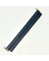 CHIUSURA A SCATTO ECOPELLE CM 30 BLU