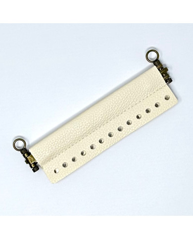 CHIUSURA A SCATTO ECOPELLE CM 15 AVORIO