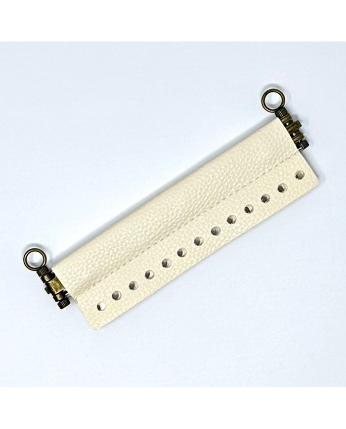 CHIUSURA A SCATTO ECOPELLE CM 15 AVORIO