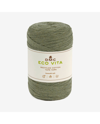 DMC ECO VITA TAPE (250 GR) MM 8 COL 128 VERDE SAL.