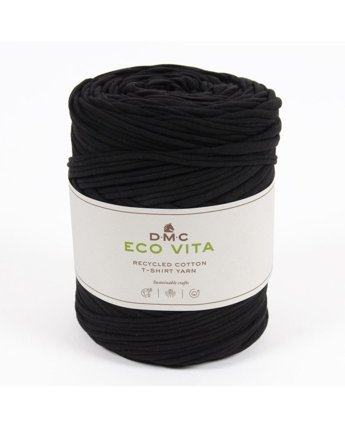 DMC ECO VITA T-SHIRT YARN (450 G.) COL NERO