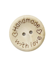 BOTTONI HANDMADE 3 CM 100% LEGNO