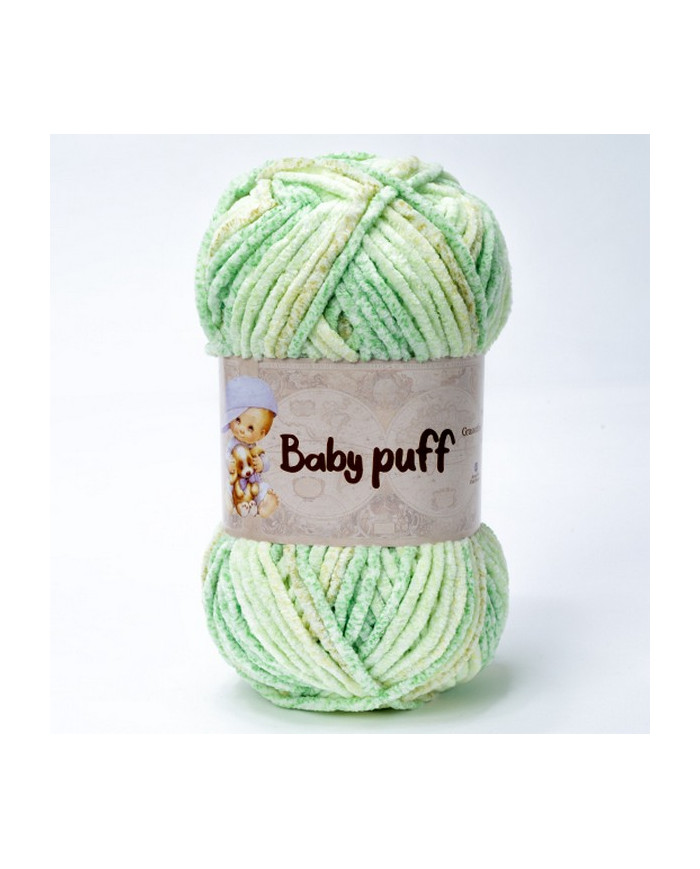 FILATO BABY PUFF SILKE COL.16 VERDINO