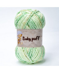 FILATO BABY PUFF SILKE COL.16 VERDINO