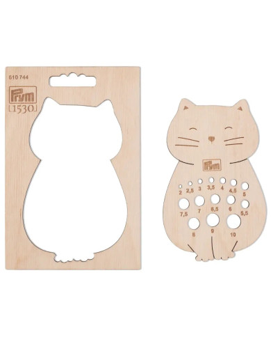 MISURATORE FERRI MAGLIA PRYM IN LEGNO DI BETULLA