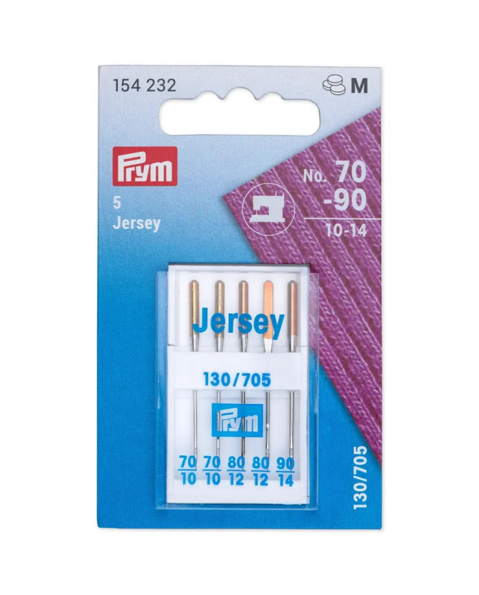 AGHI MACCHINA PRYM 130/705 JERSEY 70/90 5 PZ
