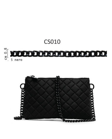 CATENA METALLO 8 MM NERO