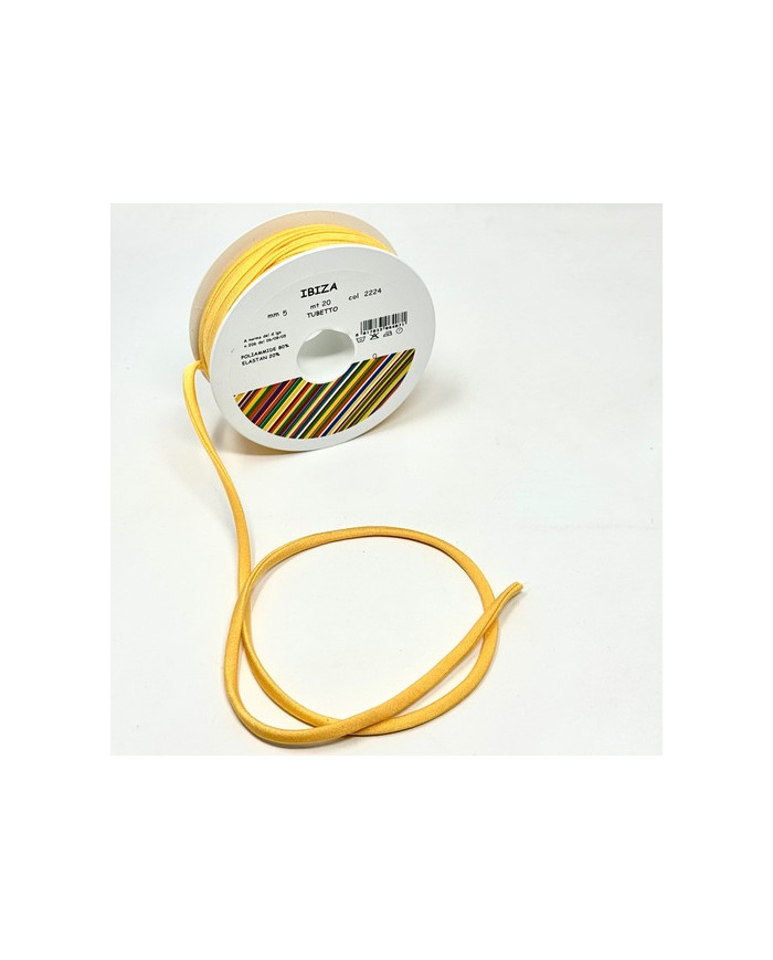 TUBETTO IBIZA MM 5 (20 M.) COL 2224 GIALLO OCRA