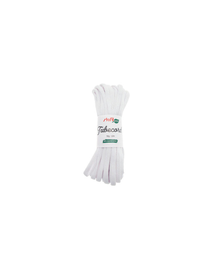TUBECORD 65 G, 10 M., DIAMETRO MM 6, 01 BIANCO