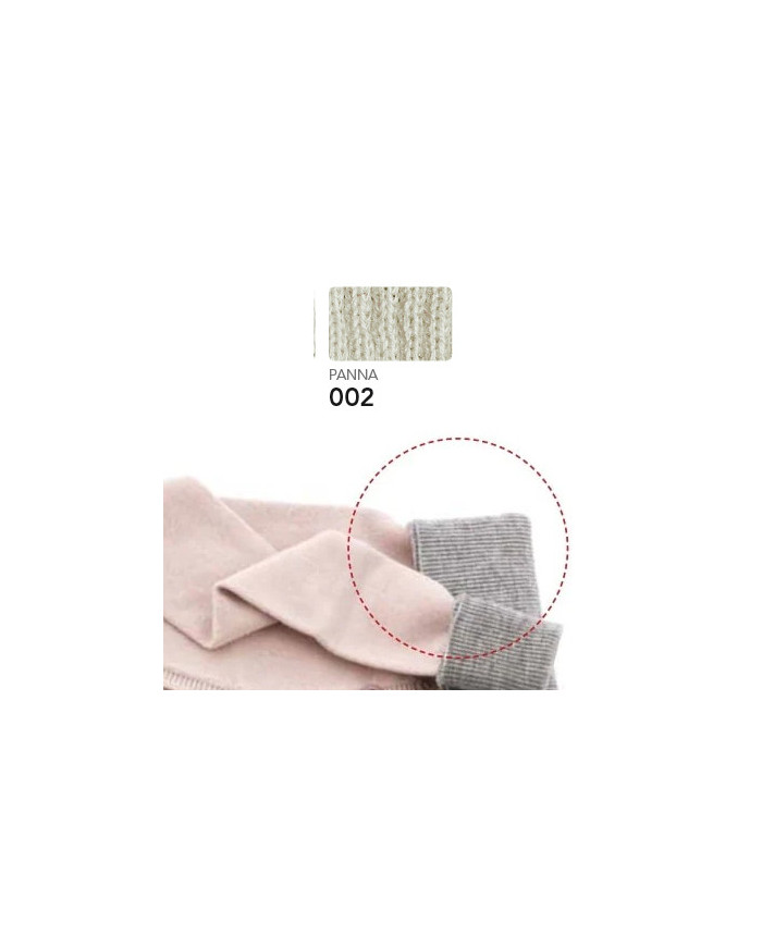 BORDI MAGLIA MARBET ACRILICO COL 002 PANNA
