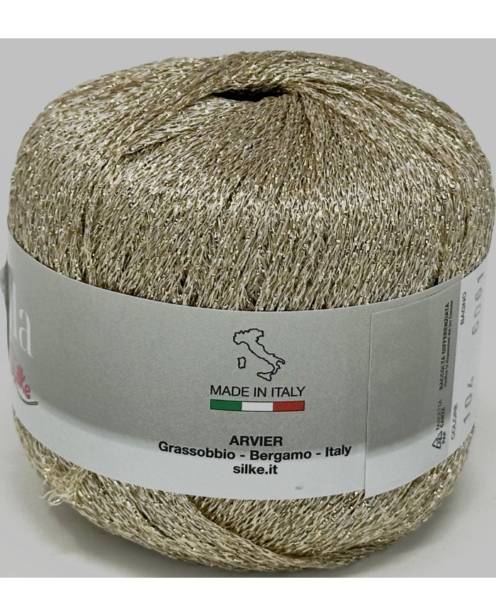 FILATO LAME SILKE CATENELLA 104 (GOM 25 G.) ORO