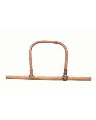 MANICI PER BORSE RATTAN CM 30,5 X 14,5 NATURALE
