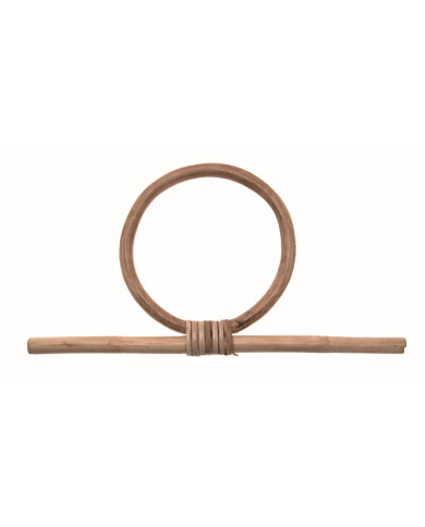 MANICI PER BORSE RATTAN CM 30,5 X 16,5 CM NATURALE