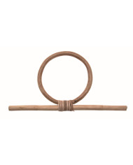 MANICI PER BORSE RATTAN CM 30,5 X 16,5 CM NATURALE