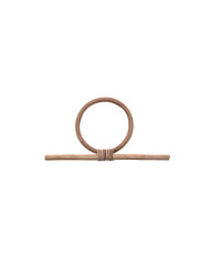 MANICI PER BORSE RATTAN CM 30,5 X 16,5 CM NATURALE