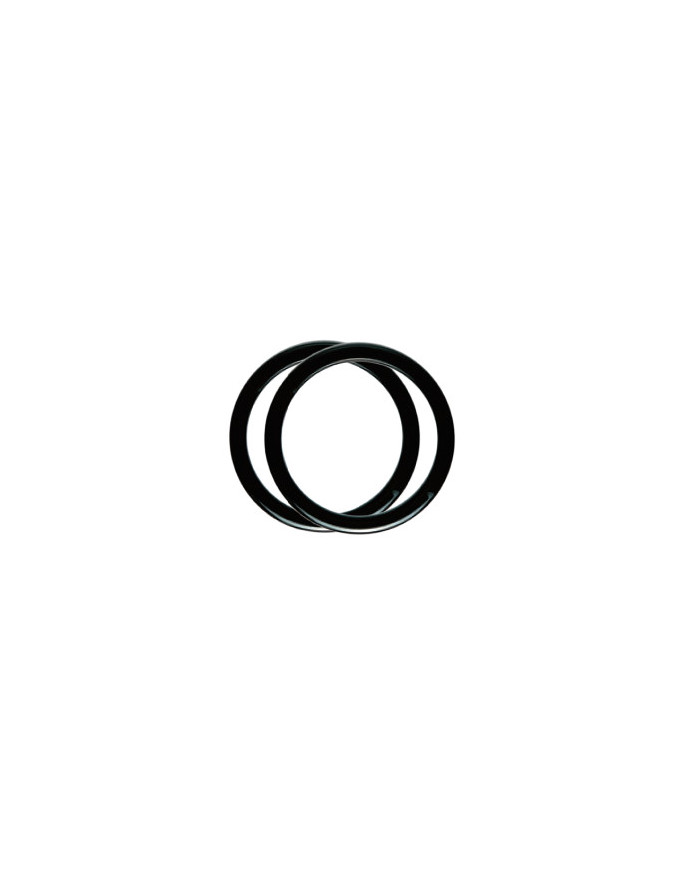 MANICI PER BORSE IN PLASTICA DM 20 CM NERO