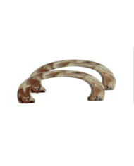 MANICI PER BORSE IN PLASTICA 17 X 6 CM CORNO