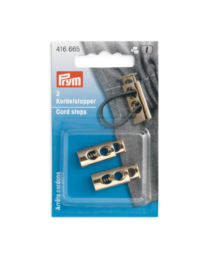 BLOCCACORDONCINI 2 FORI ORO NUOVO (2 PZ)