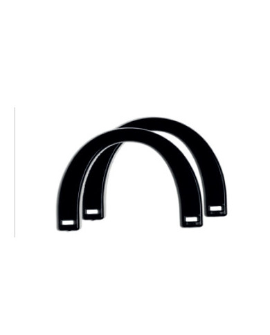 MANICI PER BORSE IN PLASTICA 17 X 12 CM NERO