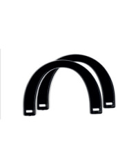 MANICI PER BORSE IN PLASTICA 17 X 12 CM NERO