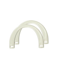 MANICI PER BORSE IN PLASTICA 17 X 12 CM MADREPERLA