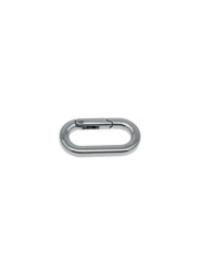 ANELLO MOSCHETTONE NICHELATO 37 X 19 X 4 MM