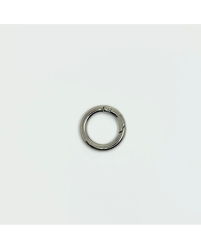 ANELLO APRIBILE TONDINO MM 18 NICHELATO
