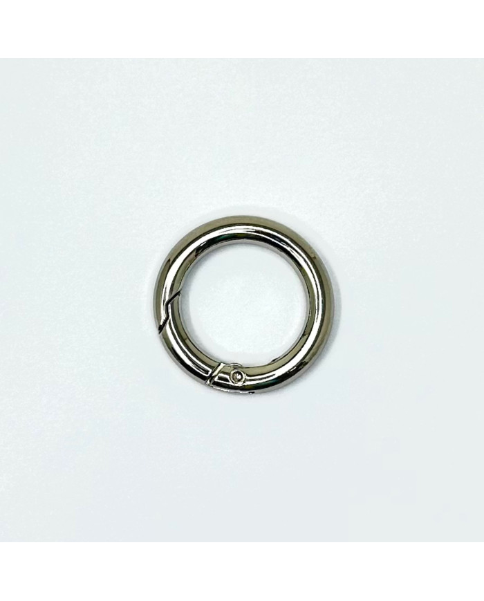 ANELLO APRIBILE TONDINO MM 22 NICHELATO