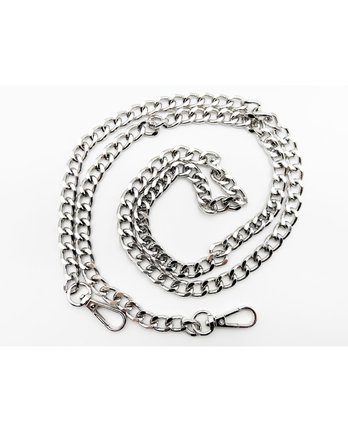 CATENA PER BORSE C12 110 CM COL 2 ARGENTO
