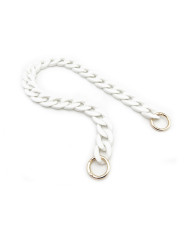 CATENA PER BORSE RESINA C500 50 CM COL.2 BIANCO