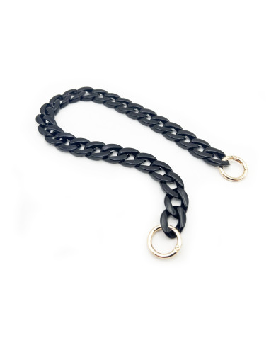 CATENA PER BORSE RESINA C500 50 CM COL.3 NERO