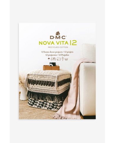 RIVISTA NOVA VITA DMC MM 12, 12 PROGETTI HOME DEC.