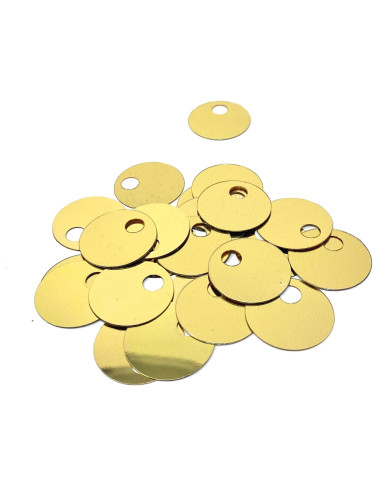 PAILLETTES MM 20 COL 2 ORO (1 SCATOLA)