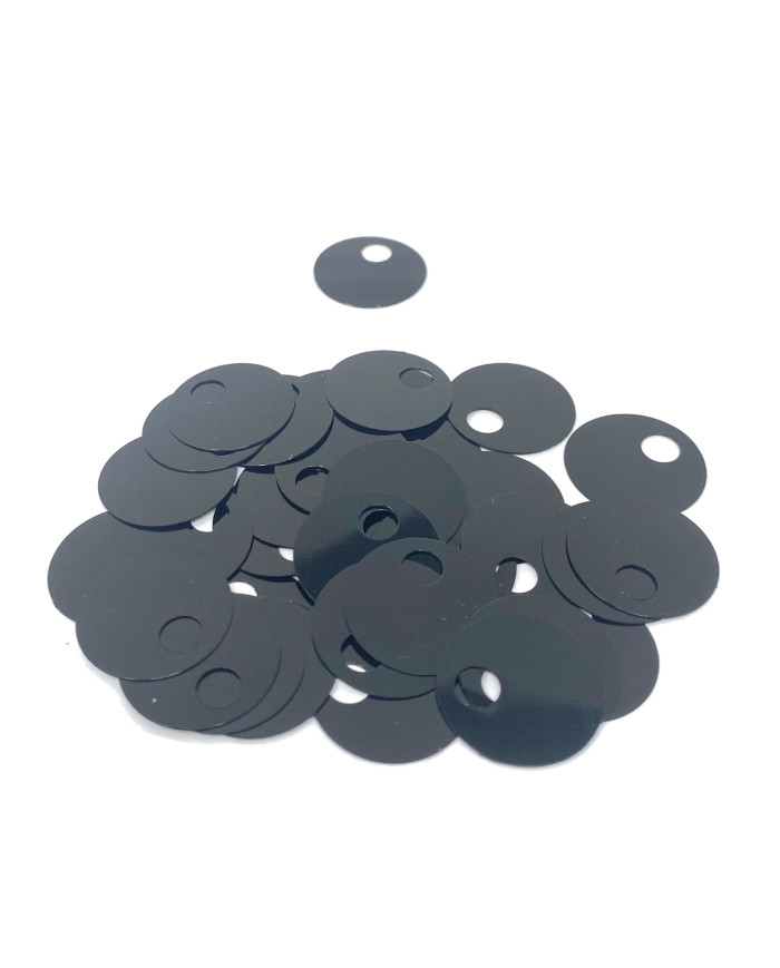 PAILLETTES MM 20 COL19 NERO (1 SCATOLA)