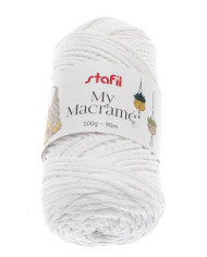 CORDINO MACRAMÈ MM 2 COL 01 BIANCO