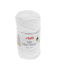 CORDINO MACRAMÈ MM 2 COL 01 BIANCO