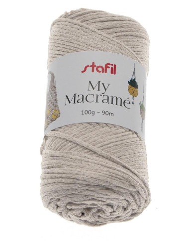 CORDINO MACRAMÈ MM 2 COL 03 BEIGE