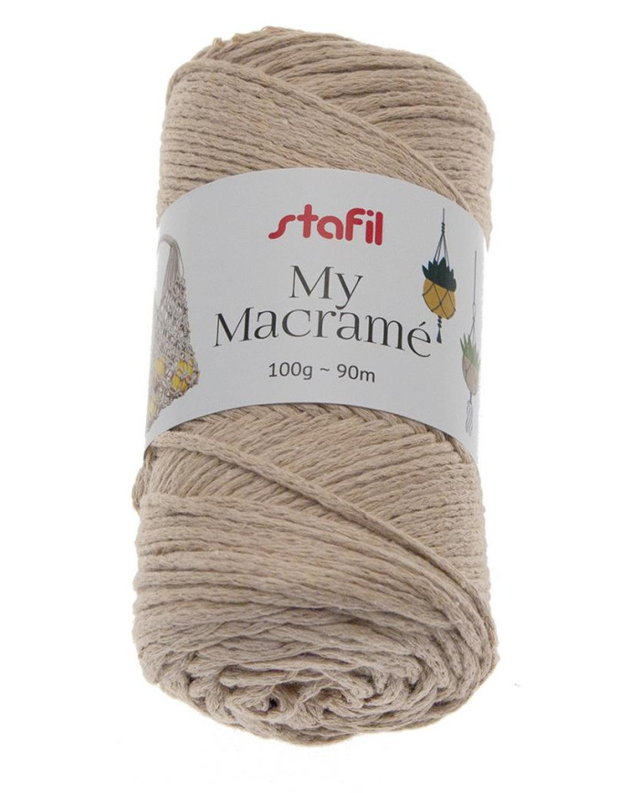 CORDINO MACRAMÈ MM 2 COL 04 CAMMELLO