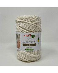 CORDINO MACRAMÈ BOHO MM 4 COL 02 CREMA