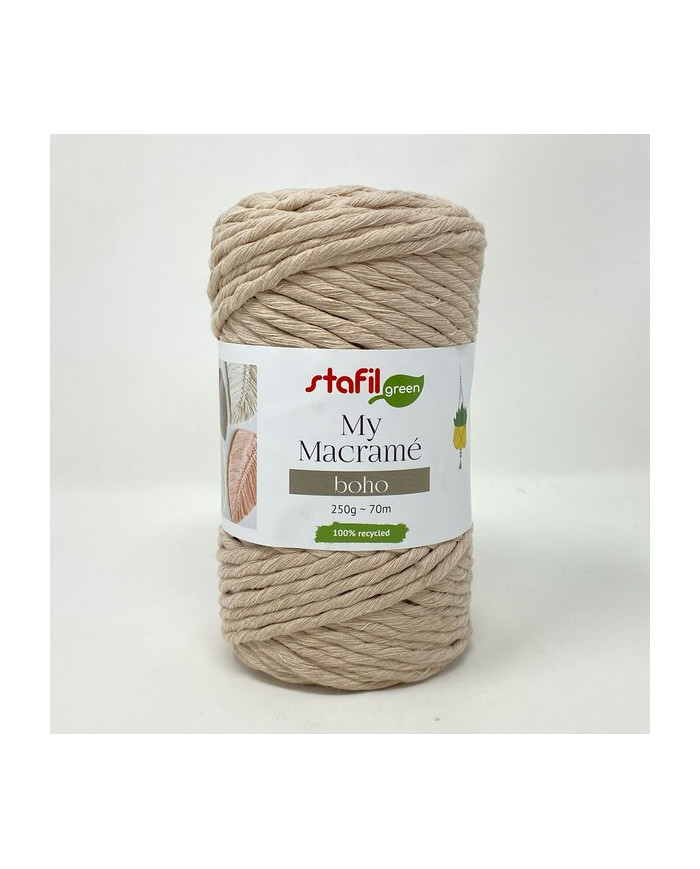 CORDINO MACRAMÈ BOHO MM 4 COL 03 BEIGE