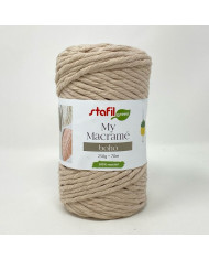 CORDINO MACRAMÈ BOHO MM 4 COL 03 BEIGE