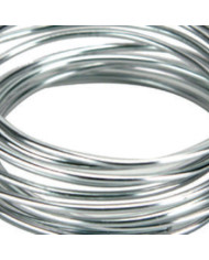 FILO IN ALLUMINIO DIAMETRO 1 MM, ARGENTO