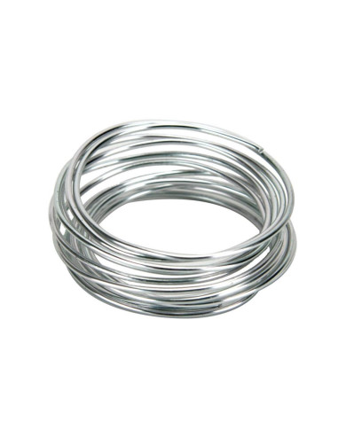 FILO IN ALLUMINIO DIAMETRO 2 MM, ARGENTO