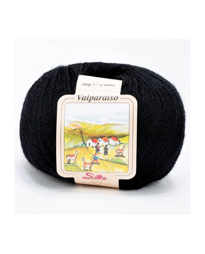 FILATO SILKE VALPARAISO (50 G.) 200 NERO