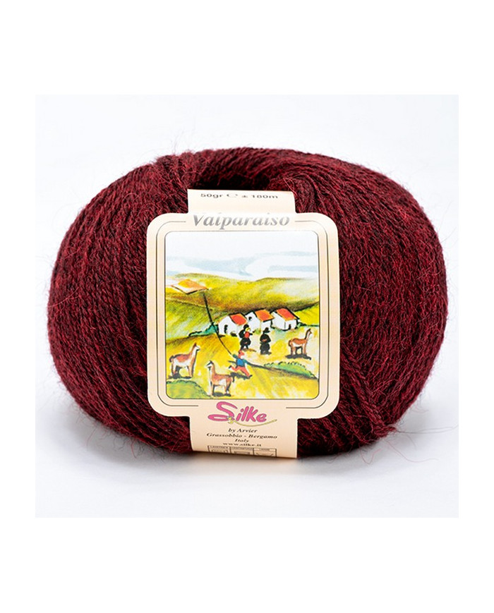 FILATO SILKE VALPARAISO (50 G.) 620 BORDEAUX